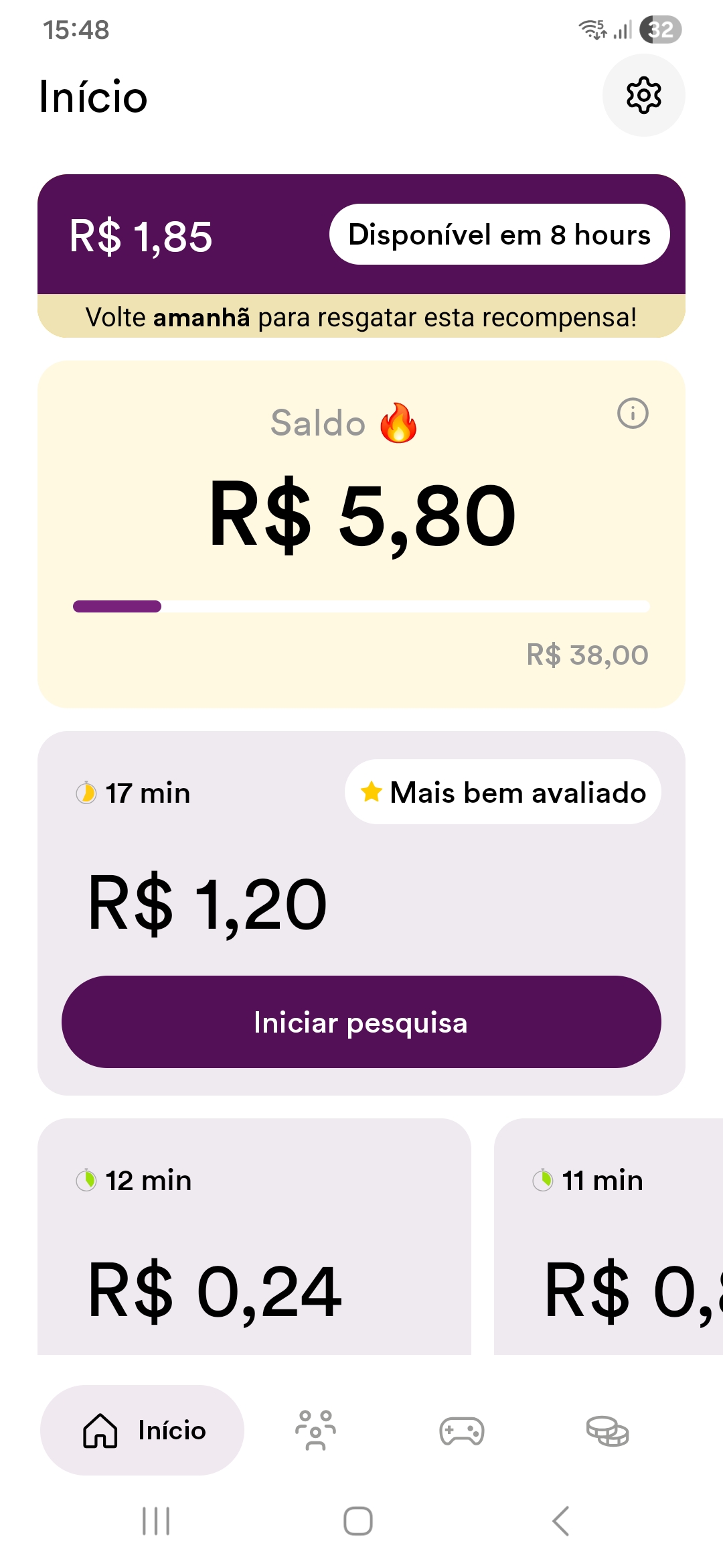 Histórico de Pesquisas Renda Fácil Net