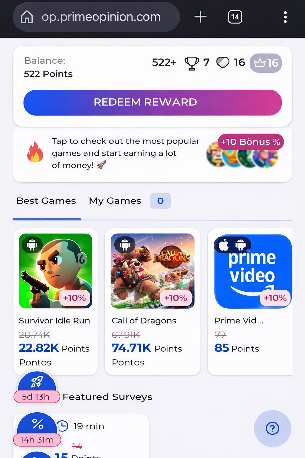 Painel de Recompensas Renda Fácil Net