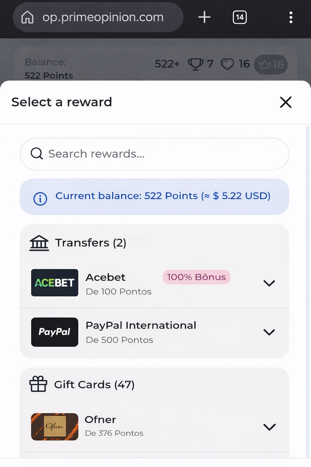 Interface de Usuário Renda Fácil Net