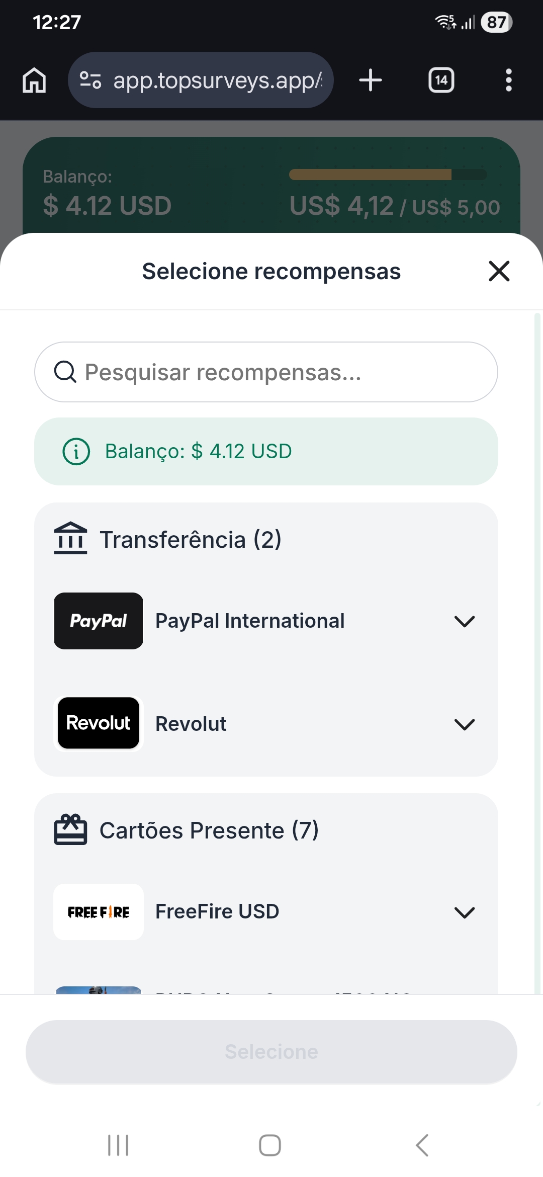 Interface de Tarefas Chrome Abril - Renda Fácil Net