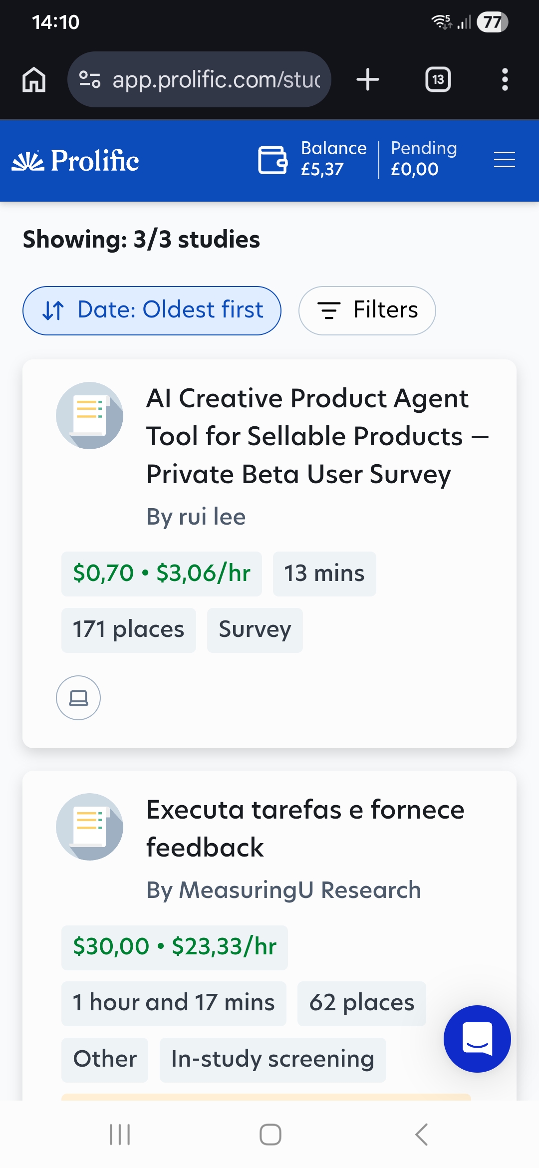 Saldo Atualizado Chrome 01/04 - Renda Fácil Net