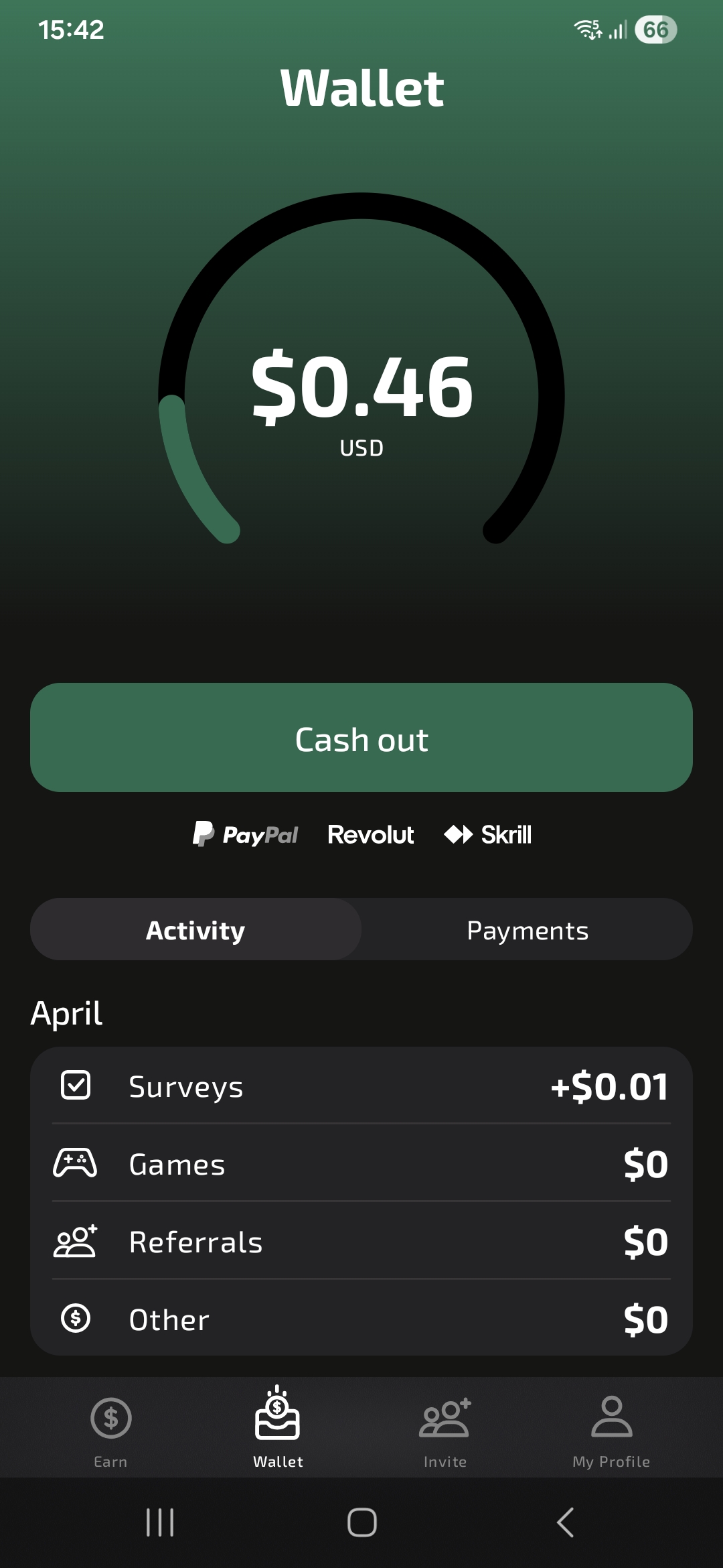 Interface de Usuário Abril - Renda Fácil Net