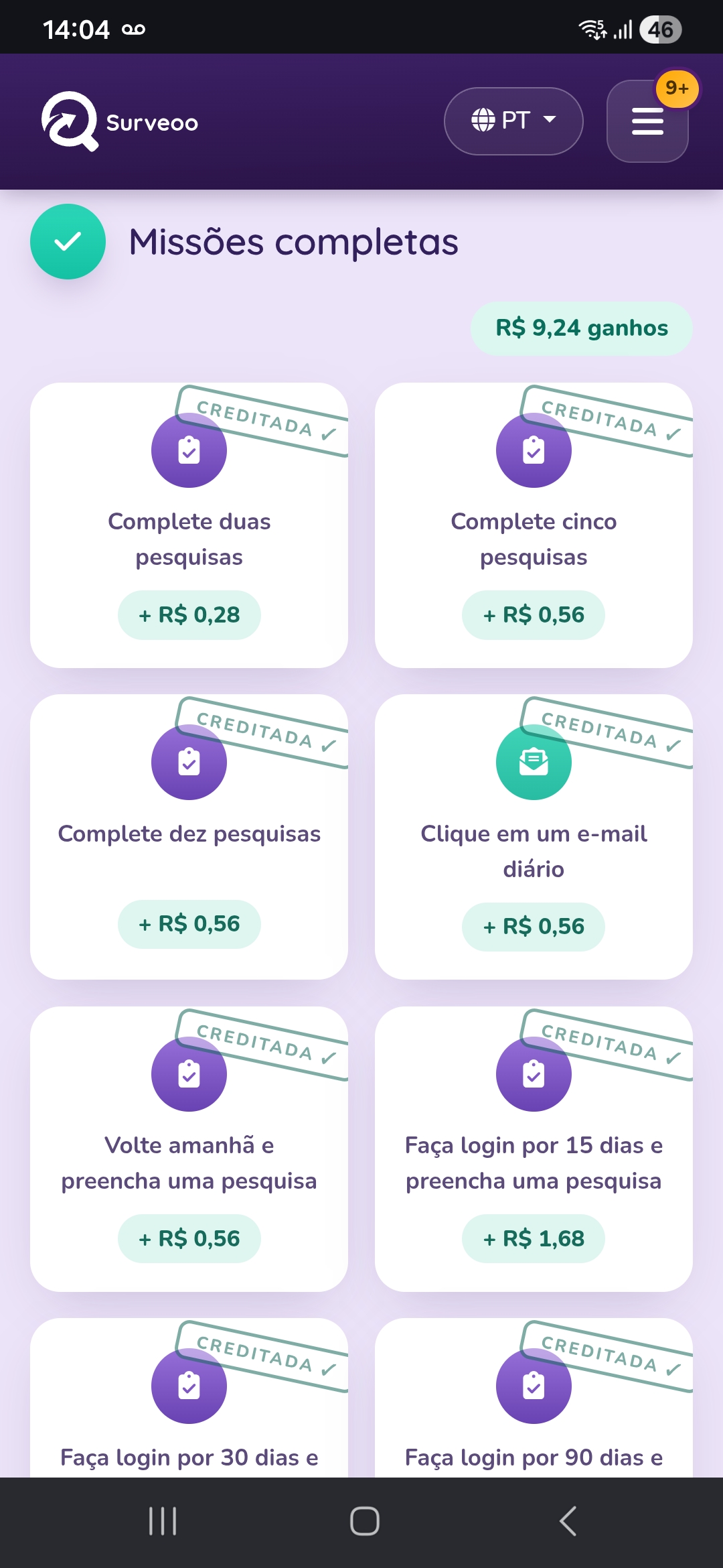 Painel de Ganhos Chrome Renda Fácil Net